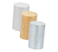 INOOMP 3 pezzi Cilindri per Esperimenti di Densità in Rame Ferro e Alluminio Materiali Didattici per Scuole e Laboratori Scientifici Strumenti Precisi per Indagini di Gravità e Volume