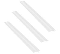 INOOMP 3 pezzi di coperture flessibili in silicone per le fessure dei | Tappo laterale ritagliabile per riempire le fessure del piano cottura, blocca le briciole nelle fessure, per piani cottura a
