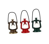 INOOMP 3 Pezzi mini lampada a cherosene arredamento lanterna a cherosene a cherosene per la casa delle bambole accessori per la casa delle bambole in miniatura lampada in miniatura