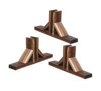 INOOMP 3 pezzi Supporto Base Recinzione in Legno per Giardino Stabile Antiribaltamento con Ventose Laterali Kit Fissaggio per Piccole Staccionate e Aiuole Esterne Accessori per Esterni e