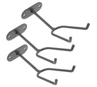 INOOMP 3 Pezzi Supporto Spray Gun da Parete Staffa U-shape per Vernici Porta Bombole Vernice Resistente per Uso Professionale e Te