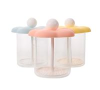 INOOMP 3 Pezzi Tazza Schiumogena Detergente Viso e Corpo Stantuffo, Produttore di Schiuma Manuale Portatile per Shampoo e Bagnoschiuma, Accessorio per Pulizia Pelle in Viaggio e