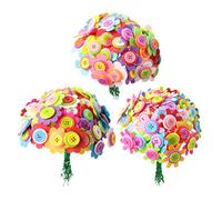 INOOMP 3 Set Bouquet da Te Materialper Educazione Anticipata Senza Vaso Girasole Petali Esperienza Didattica