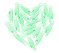 INOOMP 30 Pezzi Infila Ago per Macchina da Cucire in Plastica Verde, Strumento Compatto e Portatile per Punto Croce e Cucito Veloce, Facile da Usare per Appassionati e Professionisti