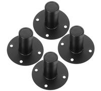 INOOMP 4 adattatori per stativi per altoparlanti, adattatori per supporti PA/DJ, base stabilizzatrice in metallo da 4,21 x 3,15 pollici per supporti per altoparlanti da esterno e registrazione in
