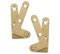 INOOMP 4 Paia di Cerniere Nascoste in Rame per Porte in Legno Design a Perno Nascosto e Funzionamento Fluido, per Hotel e Ville Stile Elegante e Retrò