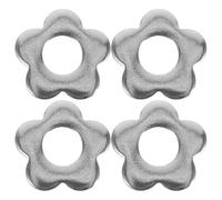INOOMP 4 perline per setacciare il matcha a forma di fiore di ciliegio - Perline in metallo da 0,6" a forma di fiore di ciliegio per una preparazione del matcha più rapida e senza grumi.