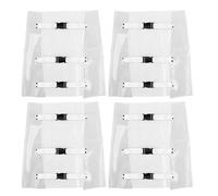 INOOMP 4 Pezzi Copripiedi Trasparenti per Poltrona Odontoiatrica, Cuscini Protettivi Stabili e Resistenti per Sedie Dentali, Accessori per Protezione Estremità Piede in Sala Trattamenti