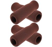 INOOMP 4 pezzi Impugnature Antiscivolo per Manico Bastone da Passeggio Morbido Rivestimento in Spugna Comfort Manopole Ergonomiche per Anziani Facili da Installare e Resistenti