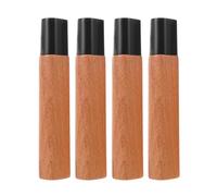 INOOMP 4 Pezzi Manico di Coltello da Chef Giapponese in Legno di Faggio 13 Cm Impugnatura Sostitutiva per Coltelli da Sashimi e Utensili da Cucina Professionali per Uso Domestico