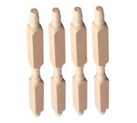 INOOMP 4 Pezzi mini mobili kit in miniatura mobili per case delle bambole di colonne romane in miniatura accessori per la casa delle bambole betulla