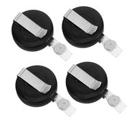 INOOMP 4 Pezzi per la scomparsa degli oggetti di scena divertenti riempitivi per sacchetti caso di trucco della moneta giocattolo Trick Toy plastica Black
