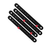 INOOMP 4 Pezzi Segnapunti Di Calcio Balilla Sostituzione Di Parti Del Biliardino Forniture Per Feste Di Calcio Centrotavola Per Feste Di Calcio Black Plastica Ecologica
