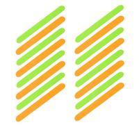 INOOMP 40 Pezzi Abbassalingua in Plastica con Design Pediatrico di Precisione e Bordo Liscio, per Esami Orali a Casa e Formazione Dell'igiene Orale