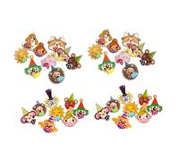 INOOMP 40 Pezzi Giocattoli per il casse audio scoppi rumorosi fischietto di carta da festa Rumoroso del partito forniture per feste noisemaker per feste di carta