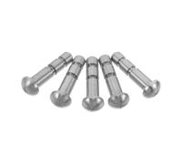 INOOMP 5 marcatori topografici in acciaio inossidabile, punte di | Indicatore di controllo topografico, indicatore di confine in acciaio inox, marcatura altimetrica precisa, ideale per il