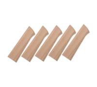 INOOMP 5 Paia Manici in per Impugnatura Ergonomica Sostitutiva per Cutter Antiscivolo in Faggio Compatibile con Coltelli Facile da Montare per Uso e Professionale