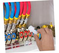 INOOMP 5 pezzi Connettore Tubo Plastico con Filettatura Maschio Raccordo Diritto Barbs per Uso Industriale e Domestico Adattatore Riduttore Resistente e Facile Installazione