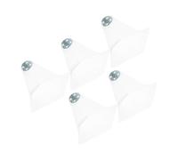 INOOMP 5 Pezzi Copertura Isolante Fito Protezione Antigelo delle Piante Copriletto da Giardino Rialzato Copertura di Fioriera Copriletto Rialzato Transparent Plastica
