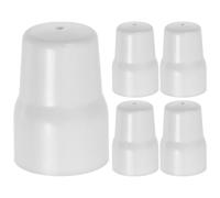 INOOMP 5 pezzi di tappi di ricambio per valvole del radiatore, in plastica, | Copertura decorativa per tubo valvola con guarnizione in gomma, tappo a innesto rapido per valvole radiatore di calore per la