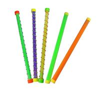 INOOMP 5 Pezzi Giocattoli suoni magici festa del rumore giocattolo per la creazione di suoni rumorosi ventilatori per feste giocattolo del tubo gemito tubo del rumore tubo sonoro plastica