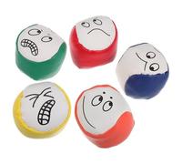 INOOMP 5 Pezzi Sacchi di sabbia per palline da giocoliere giocoleria per principianti giocattolo da lancio di sacchi di sabbia destreggiarsi tra le palle palla da giocoliere pvc