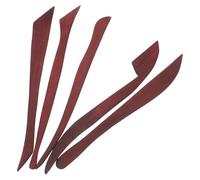INOOMP 5 Pezzi Set di Attrezzi per Intaglio in Legno per Ceramica Profili Unici e Alta Durata, per Scultura Professionale e Corsi d'Arte