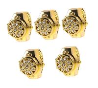 INOOMP 5 Pz Orologio All'aperto Anello Arredamento Esterno Arredamento Orologio Da Dito Da Dito Per L'arredamento Ornamento Per Le Dita Casuale Metallo Cerchio Delle Dita Mancare