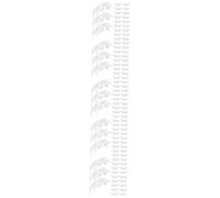 INOOMP 5 Set Clip di Pomodoro Supporti per Presa Clip di Verdure Riutilizzabile Posta in Gioco Fitosanitario Piante Piantare Clip Trainer Clip in Plastica da Giardino Bianca 100 Pezzi*5