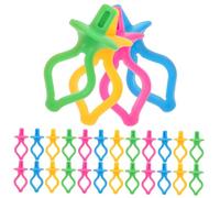 INOOMP 50 Pezzi Clip Porta Bobina in Silicone Colorate per Filo da Cucito e Ricamo Accessori Cucito Groviglio per Organizzatore Fili Macchina da Cucire