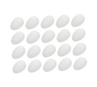 INOOMP 50 Pezzi Uova Scolpite per Decorazioni Pasquali Uova Fatte Mano per Crafting DIY per attività Scolastiche Materiale Sicuro e Facile da Decorare