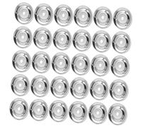 INOOMP 50pezzi Campanelli Per Tamburello in Acciaio Inossidabile Accessori Ricambio Per Tamburelli Piatti Strumenti Musicali