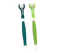 INOOMP 6 Pezzi Spazzolino Da Denti Per Animali Domestici Spazzolino Da Denti Per Cani A Tripla Testa Spazzola Per La Pulizia Dei Denti Del Cane Spazzolino Da Denti Per Il Cane Spazzolino