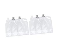 INOOMP 6 Pz Bollitore Pieghevole Borsa Porta Acqua Pieghevole Serbatoio in Plastica Per Il Trasporto Dell'acqua Bottiglia D'acqua Leggera Cibo Da Campeggio Viaggiare Papà Portatile Zaino