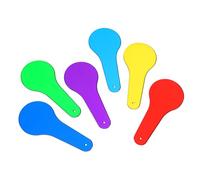 INOOMP 6pezzi Color Paddles Per Insegnamento Della Scienza Strumenti Educativi Per Ragazzo Ragazza Facili Da Usare Sviluppo Delle Competenze Visive e Comprensione Dei Colori