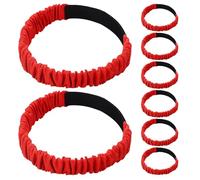 INOOMP 8 Fasce da Corsa a Tre Gambe, Fasce da Corsa Colorate a 3 Gambe, Fasce Elastiche per Le Gambe per Giochi di Gruppo all'aperto, Giochi di Squadra cooperativi, Giochi di Corsa sul Campo