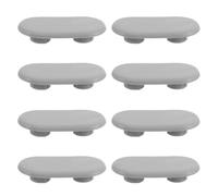 INOOMP 8 guarnizioni universali per sedile WC, paracolpi per coperchio WC | Distanziatori per sedile WC, prevengono il rumore del coperchio, sono compatibili con la maggior parte dei WC, migliorano il