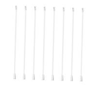 INOOMP 8 pezzi Bacchette Trasparenti per Veneziane Verticali Bastoni in Plastica Facili da Installare Maniglie Controllo per Tende Accessori per Finestre Ganci Sostitutivi per Tende