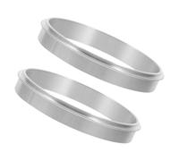 INOOMP Accessori Sigillante in Alluminio 2 Pezzi per Macchina Sigillatrice Automatica Tazze Tè al Latte Anello di Tenuta per Bevande Calde e Fredde per Negozi di Tè e Fast Riutilizzabile