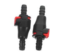 INOOMP Adattatore Acqua Giardino in Plastico Nero 2 Pezzi per Borsa Idrica e Tubo, Migliora Flusso D'acqua Facile Installazione, per Sport All'aperto e Ciclismo