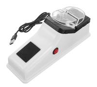 INOOMP Affilacoltelli Elettrico Portatile per Cucina e Outdoor, Macchina per Affilare Forbici e Coltelli in Acciaio, Utensile Multifunzione con Punte per Motosega, Accessori