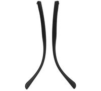 INOOMP Aste per Occhiali Ricambio Ergonomiche Nere, Coppia di Bracci Resistenti per Montature da Uso Quotidiano Personale e Negozio