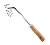 INOOMP Attrezzo 2 in 1 per estirpare le erbacce e da giardino con manico | Diserbante manuale con lama affilata, per rimuovere denti di leone ed erbacce a radici profonde in cortile, prato, patio,