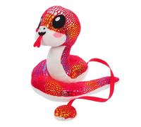 INOOMP Bambola serpente in piedi sulle spalle Accessori per costumi Cleopatra giocattolo bambola serpente puntello di serpente realistico peluche con spalla magnetica cotone pp rosso