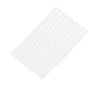 INOOMP Bastoncini Colla Caldo Termofusibili 50 Pezzi 7x150mm in Resina Termoplastica Bianca per Carta e Vetro Durata e Flessibilità per Progetti di Incollaggio Quotidiani
