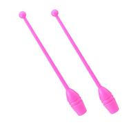 INOOMP Bastoni Ginnastica Artistica Fitness in Plastica Rosa Bastone Danza Artistica per Adulto e Attrezzo Ginnastica Posturale Multifunzionale per Esercizi e Coreografie