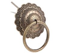 INOOMP Batacchio Decorativo per Porta in Ottone, Batacchio Classico Resistente, Ferramenta per Porta D’ingresso in Stile Antico, Accessorio per Porte di Ville e Abitazioni Storiche