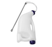 INOOMP Biberon per Vitelli da 4l in Plastico e Lattice Design Facile da Pulire per Promuovere la Crescita Sana degli Animali da Fattoria