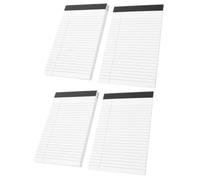 INOOMP Blocco Note Legale Tascabile Formato A5 a Righe, Strappabile Carta Spessa, Blocco per Appunti e Liste da Ufficio, Agenda Portatile per Lavoro e Studio, 8 Fogli Staccabili