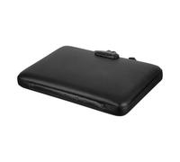 INOOMP Borsa Portadocumenti Ignifuga Serratura e Organizer Espandibile, Cartella a Fisarmonica in EVA 13 Tasche, per Conservare Documenti Privati e Contanti